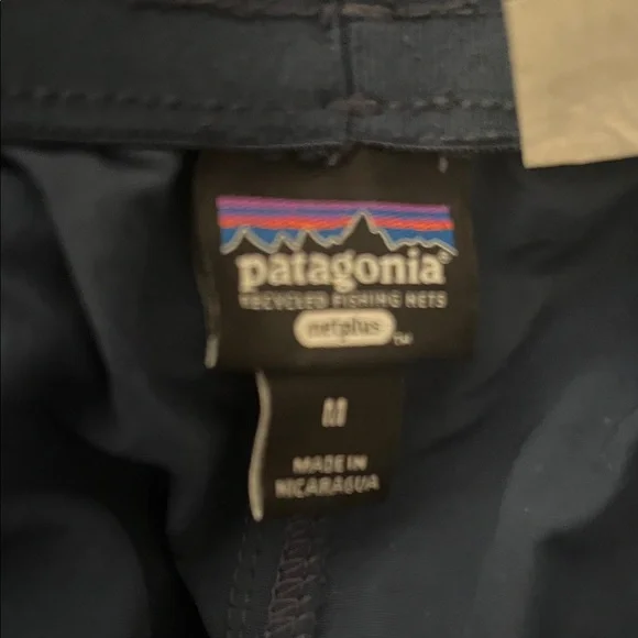 Patagonia Women's Dark Blue Athletic Shorts - Picture 3 of 4